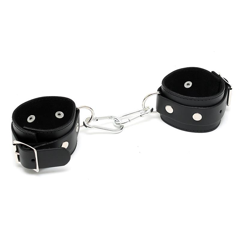 Rimba Bondage Play Esposas De Cuero Ajustables