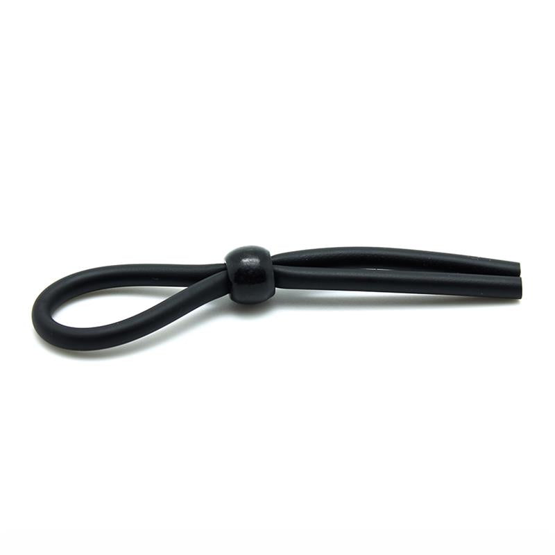 Rimba Latex Play Cordón Ajustable Para Pene Color Negro