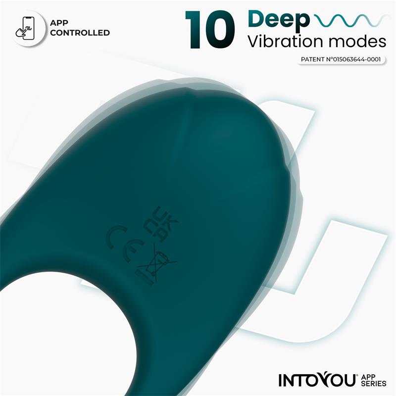 Ringo Anillo Vibrador Con App Unibody Verde