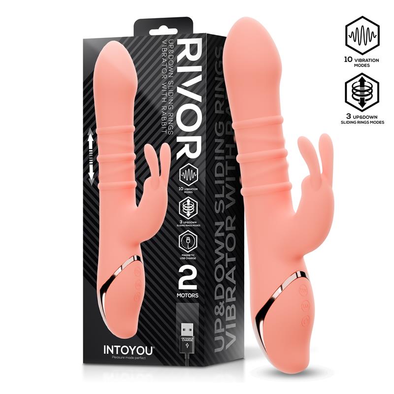 Rivor Vibrador Con Anillos Deslizantes