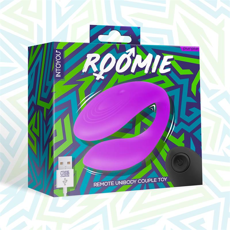 Vibrador Roomieero  Jugvib    Silicona Líquida Unibody Con Control Remoto Usb