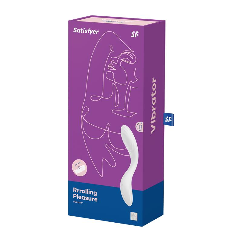 Satisfyer Rrrolling Pleasure Vibrador Punto G - Blanco