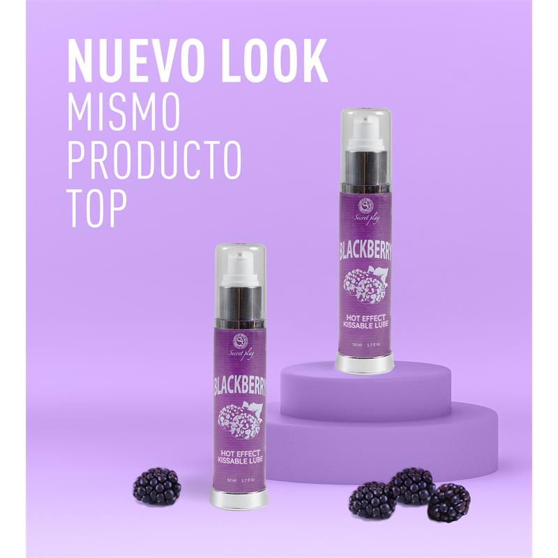 Secret Play Lubricante Efecto Calor Mora 50 Ml