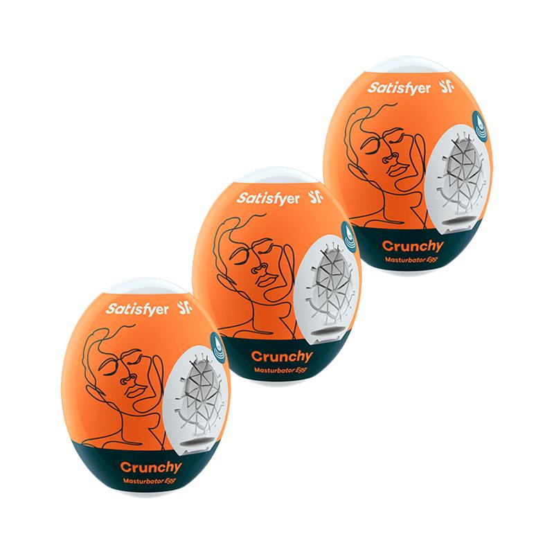 Satisfyer 3 Huevos Masturbadores - Crunchy