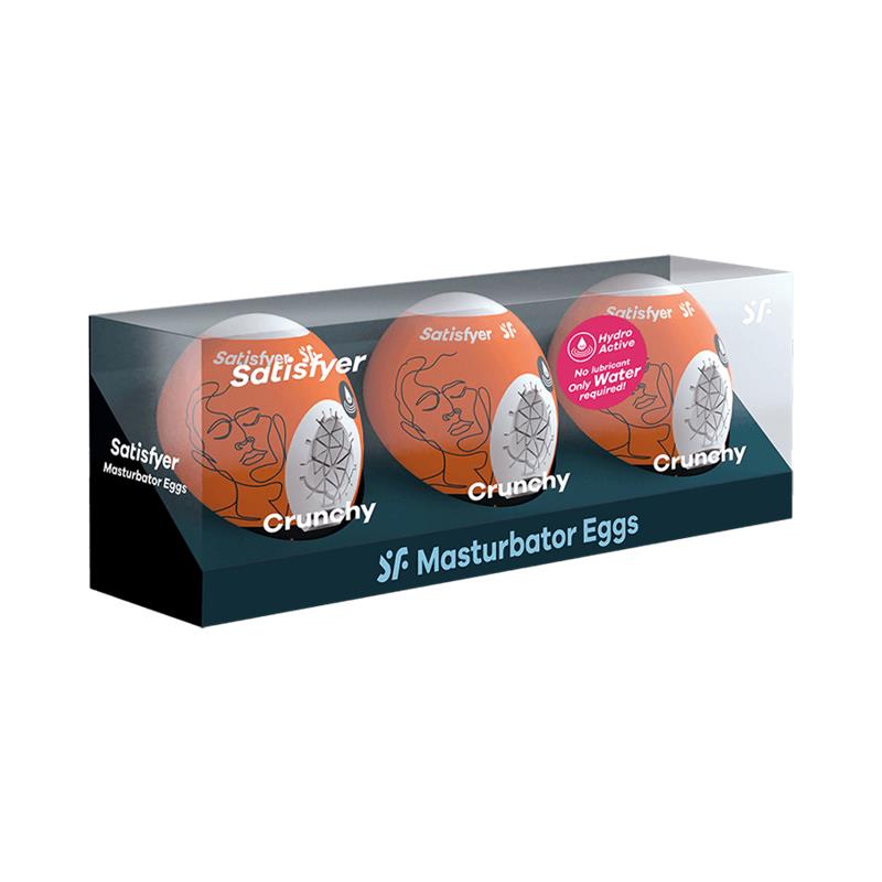 Satisfyer 3 Huevos Masturbadores - Crunchy