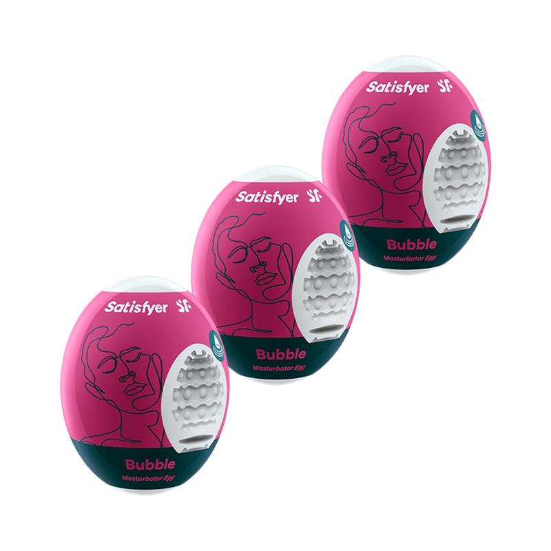 Satisfyer - 3 Huevos Masturbadores Bubble