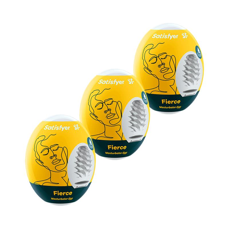 Satisfyer - 3 Huevos Masturbadores Fierce