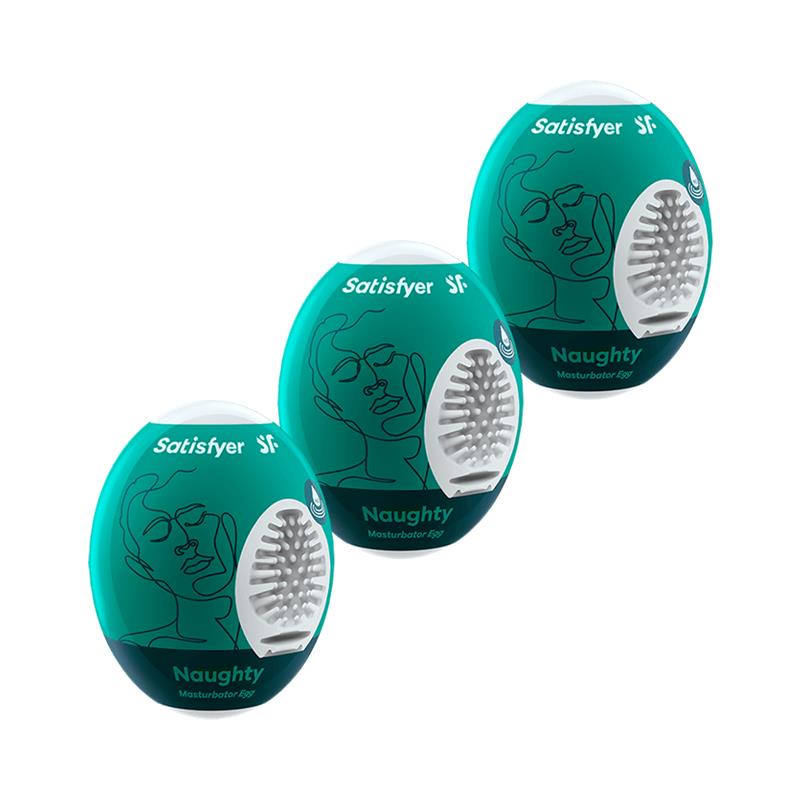 Satisfyer - 3 Huevos Masturbadores Naughty