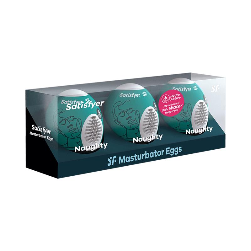 Satisfyer - 3 Huevos Masturbadores Naughty