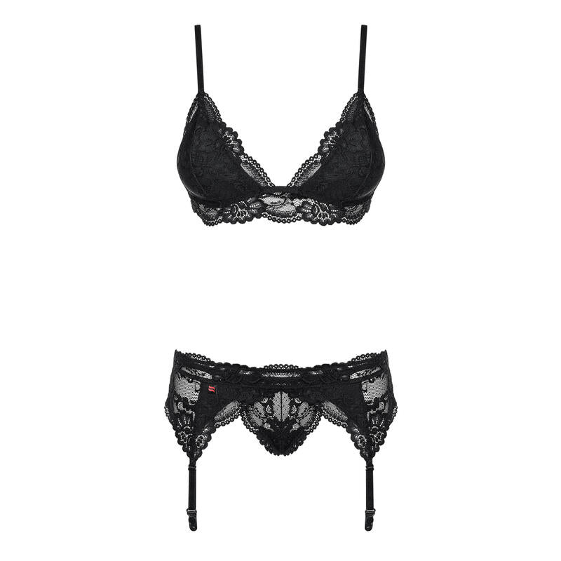 Set 3 Piezas Color Negro Talla (Interno):L/Xl