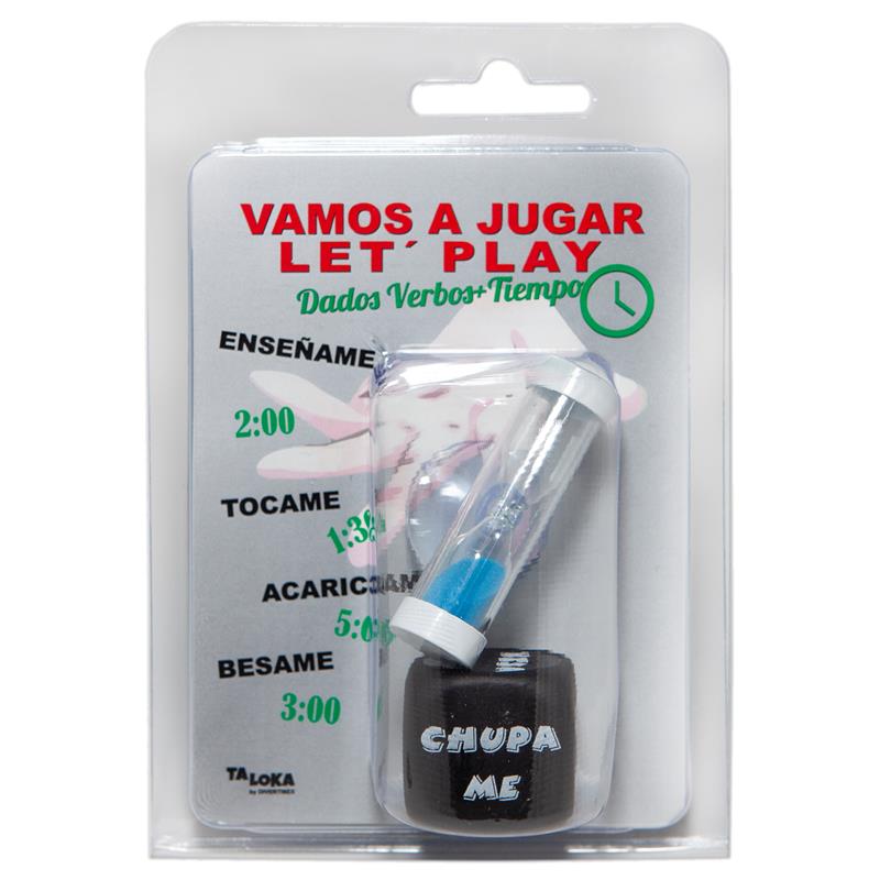 Taloka - Dado C/ Verbos +Reloj De Arena Vamos A Jugar /Es/Pt/En/Fr/It/