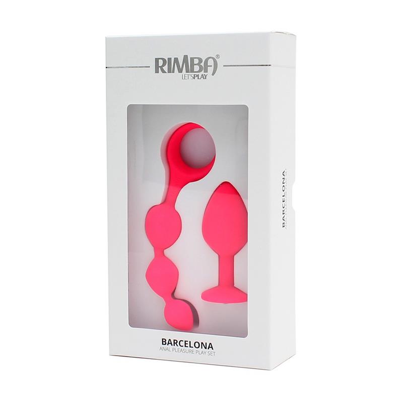 Set De 2 Juguetes Anales Barcelona Rosa