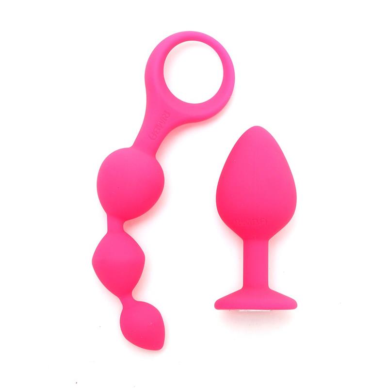 Set De 2 Juguetes Anales Barcelona Rosa