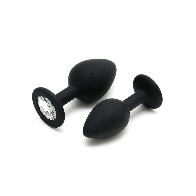 Set De 2 Plugs Con Joya Berlin Negro