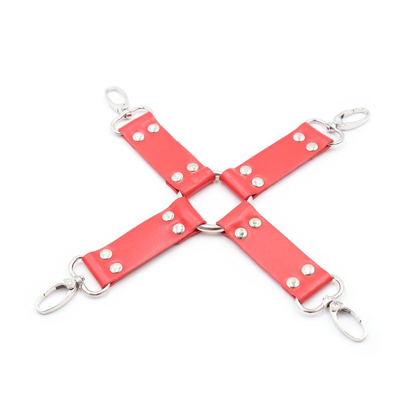 Set De Bondage 10 Piezas Rojo