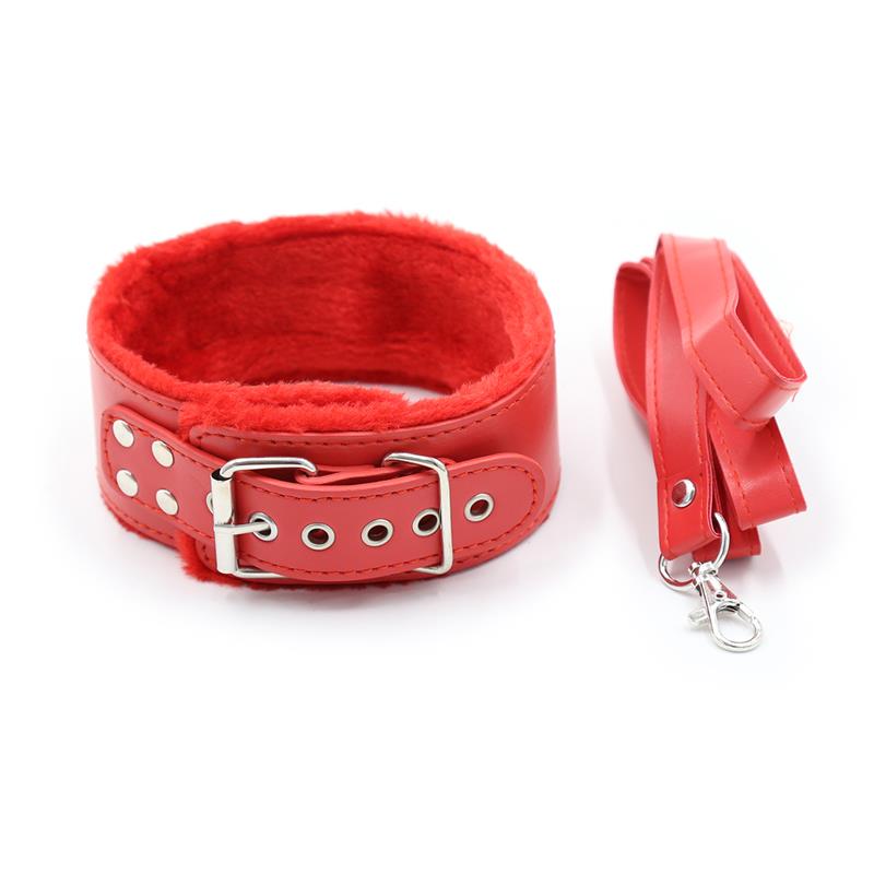Set De Bondage 10 Piezas Rojo