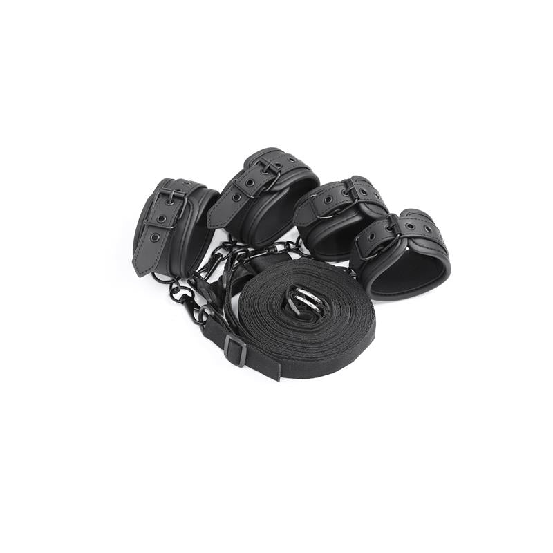 Set De Restricciones Para La Cama Cuero Vegano