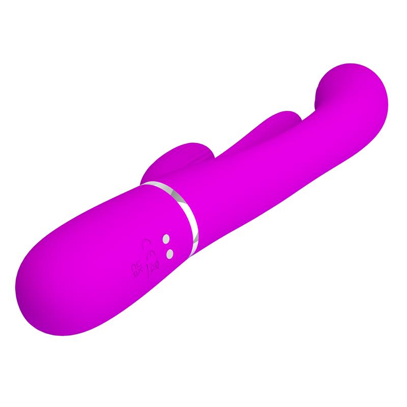 Pretty Love - Shania Triple Vibrador Rabbit Multifunción Rosa