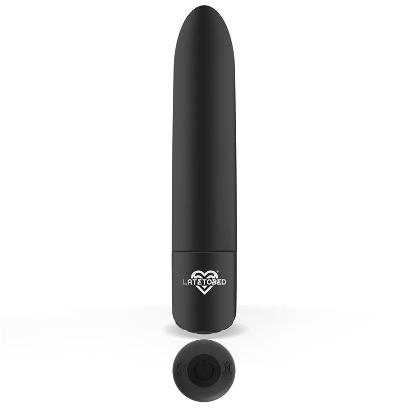 Shoty Bala Vibradora Usb 10 Velocidades Potente Motor Negro