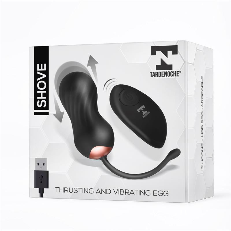Huevo Vibrador  Shove  Con Control Remoto Usb Función Movimiento Up And Down Usb Silicona