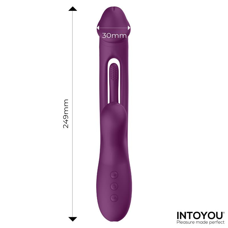 Siter Vibrador Con Lengua Movimiento Flipping Y Bola Golpeteo