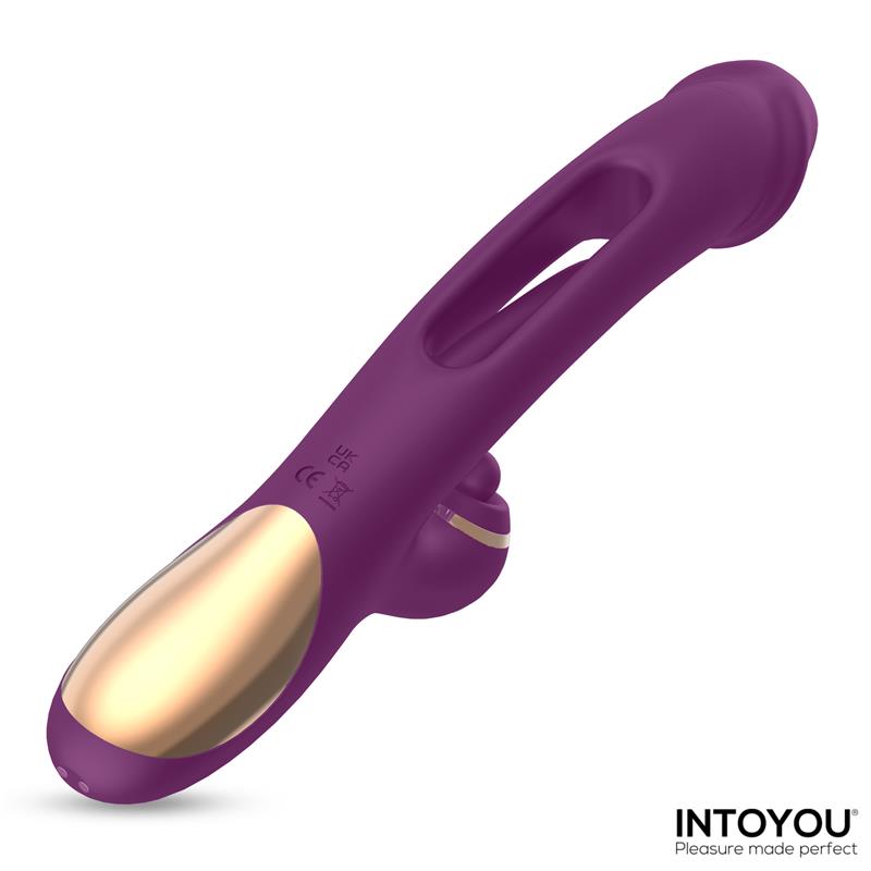 Siter Vibrador Con Lengua Movimiento Flipping Y Bola Golpeteo