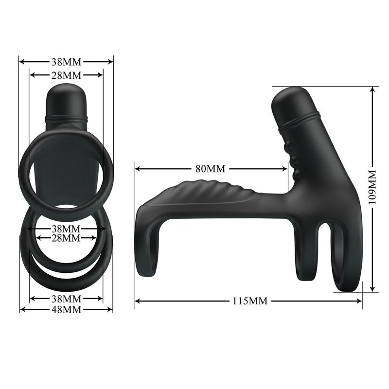 Funda Para El Pene Con Vibración Sling
