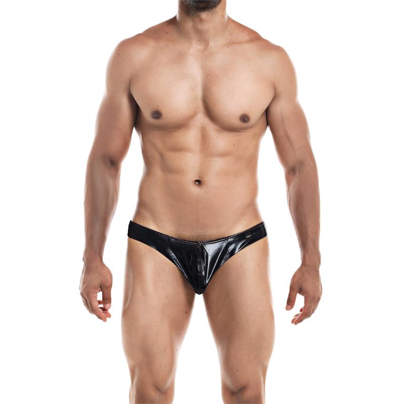 Slip Bikini De Corte Bajo Provocative Negro Skai Talla (Interno):S