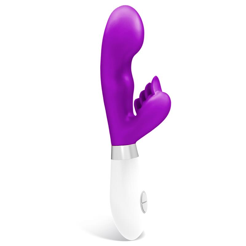 Vibrador Conejito Sliper    Silicona Púrpura