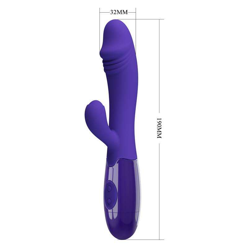 Pretty Love - Snappy Youth Vibrador & Estimulador Puntog Violeta