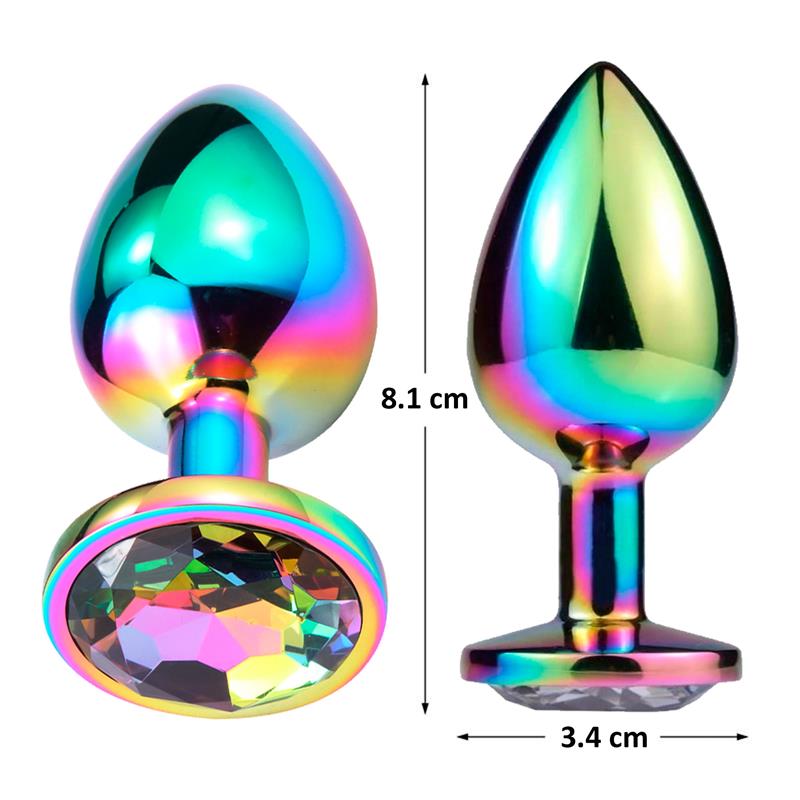 Space Journey Plug Anal Multicolor Con Joya Talla M