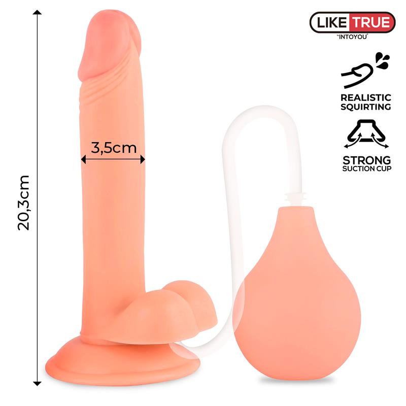 Squirtz Dildo Eyaculador - Squirting 8 - 20.3 Cm