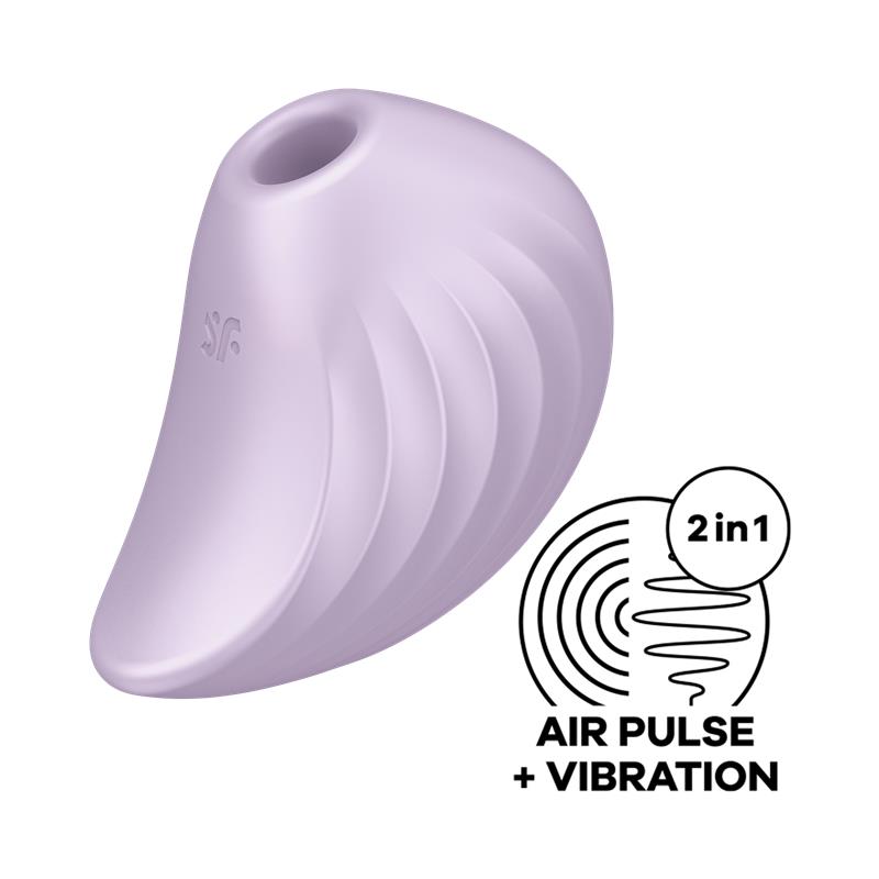 Satisfyer - Pearl Diver Estimulador Y Vibrador Violeta