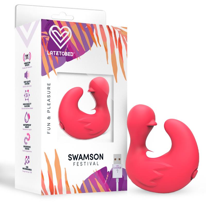 Swamson Dedal Patito Estimulador Usb Silcona Rose