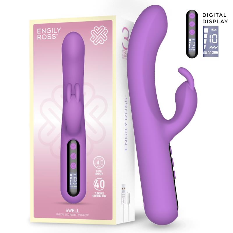 Swell Vibrador Con Pantalla Digital Y Gran Potencia