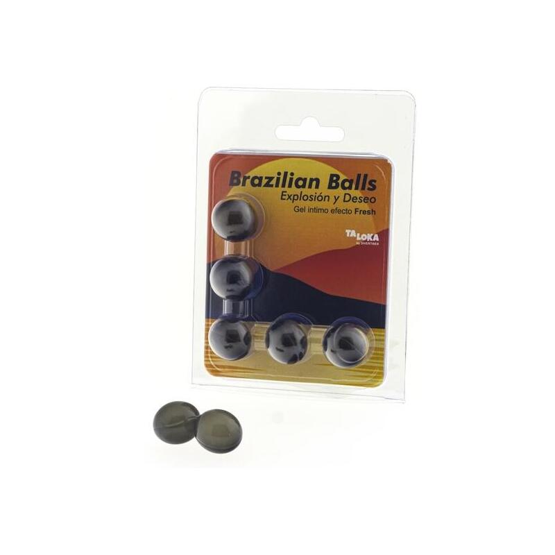 Taloka - Brazilian Balls Gel Excitante Efecto Frescor 5 Bolas