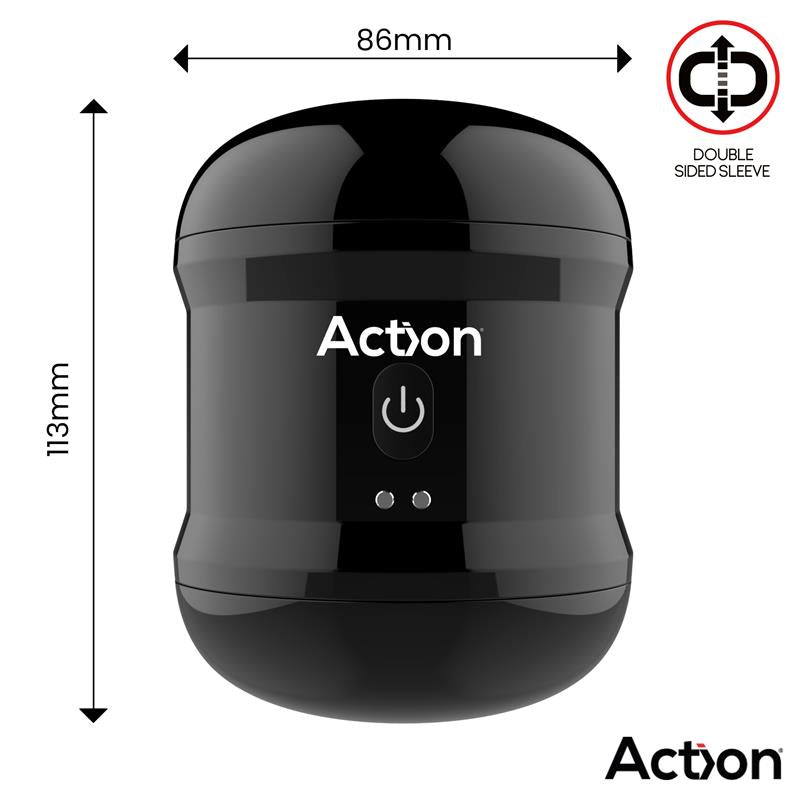 Thor Masturbador Con Vibración Doble Orificio