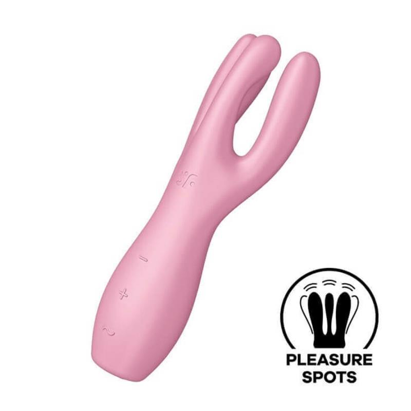 Satisfyer Threesome 3 Lay-On Vibrador - Rosa