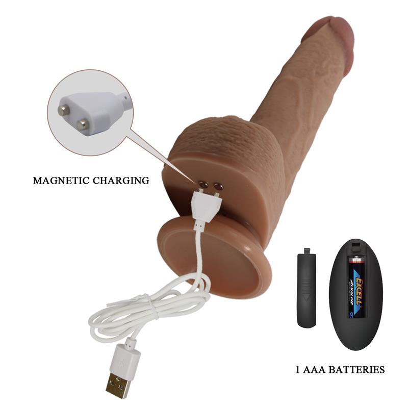 Dildo  Pretty Love  Tommy Realista Vibrador 22.5 Cm