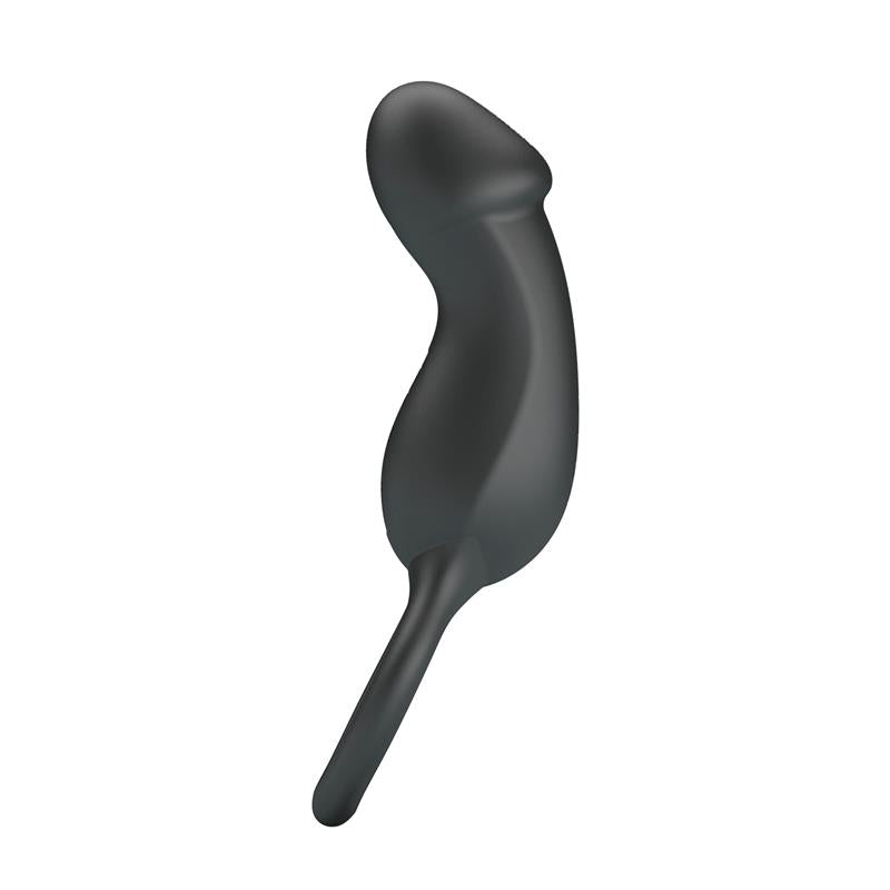 Pretty Love - Trae Anillo Vibrador Con Estimulador Negro