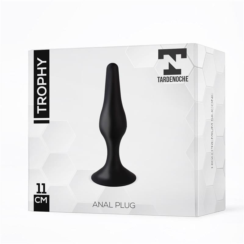 Trophy Plug Anal 11 Cm Silicona Negro