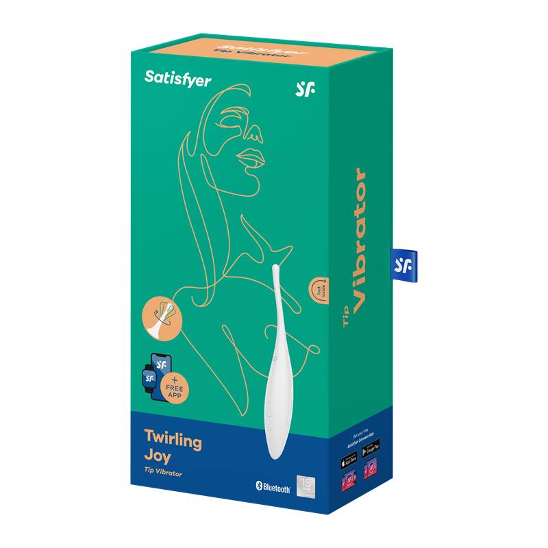 Satisfyer Twirling Joy Estimulador Clitoris - Blanco