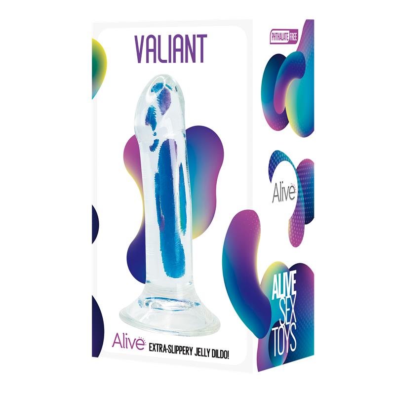 Alive - Valiant Pene Realistico Transparente 16 Cm