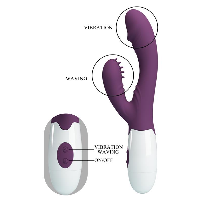 Pretty Love - Andre Vibrador Rabbit & Estimulador Punto G Morado