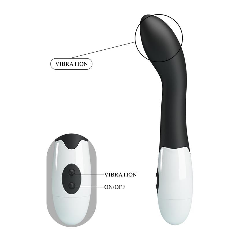 Pretty Love - Bishop Vibrador Punto G 30 Modos Negro