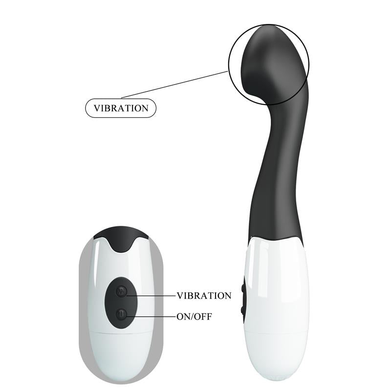 Pretty Love - Charles Vibrador Punto G 30 Modos Negro