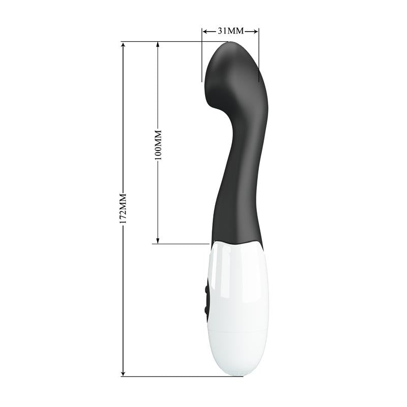 Pretty Love - Charles Vibrador Punto G 30 Modos Negro