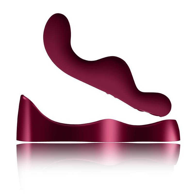 Vibrador Del Punto G Varita Wand  Ruby Glow Blush Rojo