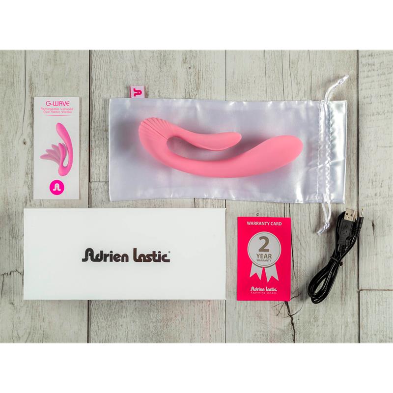 Adrien Lastic - G-Wave Vibrador Dual Rabbit Rosa