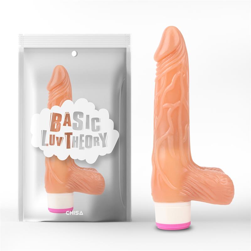 Vibrador Multi Velocidad Realista 20 Cm Natural